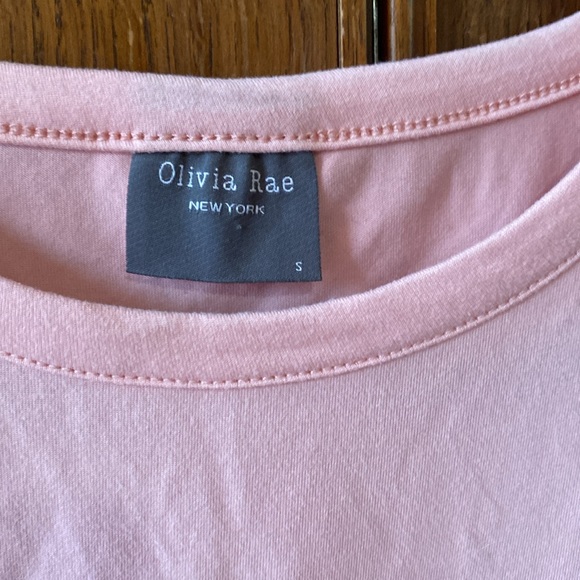 NWT Olivia Rae pink t-shirt - Picture 2 of 3